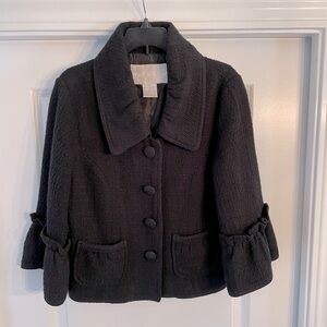 BB Dakota black tweed blazer